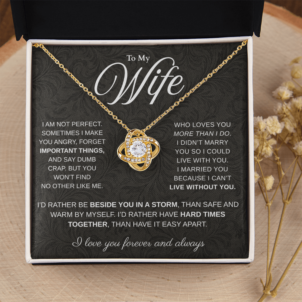 To My Wife from Husband | Love Knot