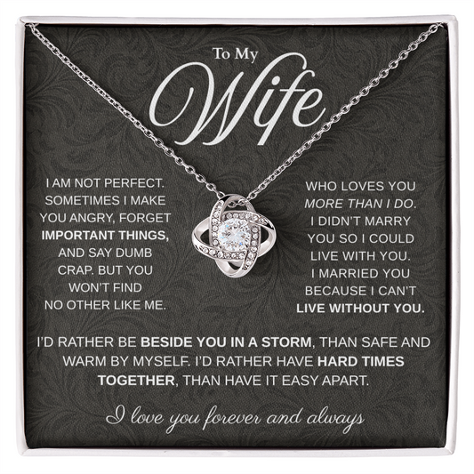 To My Wife from Husband | Love Knot