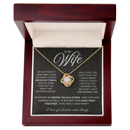 To My Wife from Husband | Love Knot