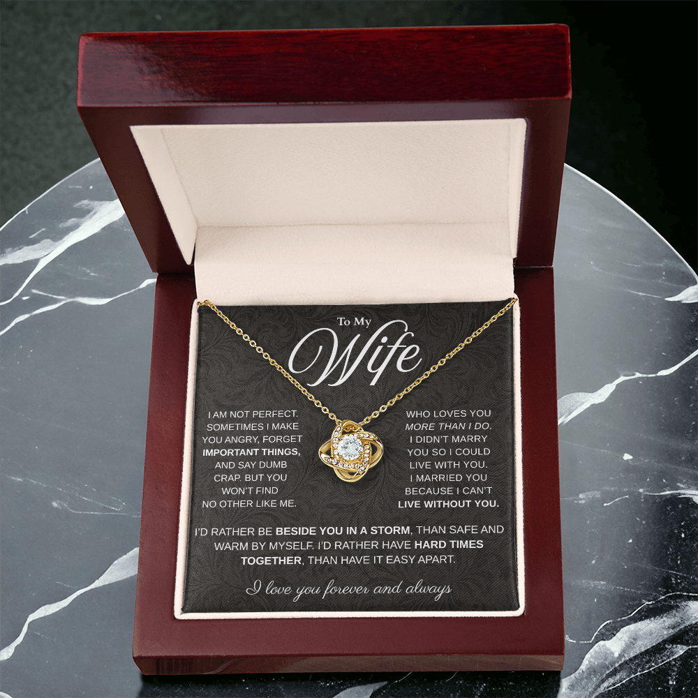 To My Wife from Husband | Love Knot