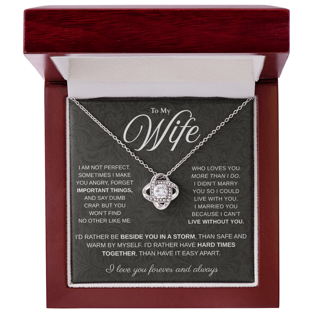To My Wife from Husband | Love Knot