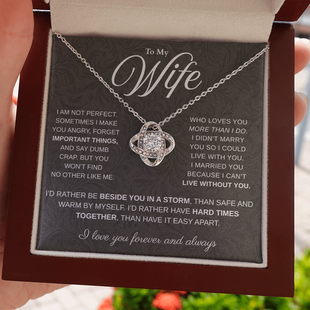 To My Wife from Husband | Love Knot