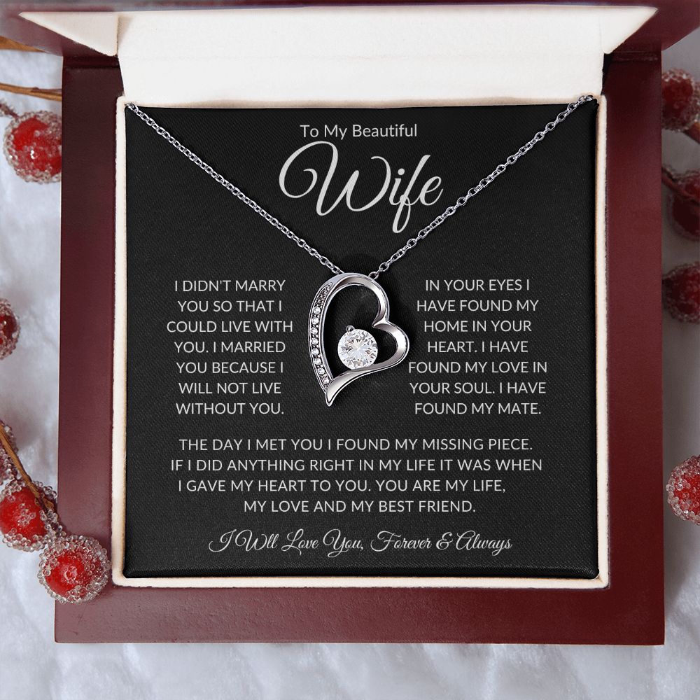 To My Beautiful Wife | I Will Not Live Without You