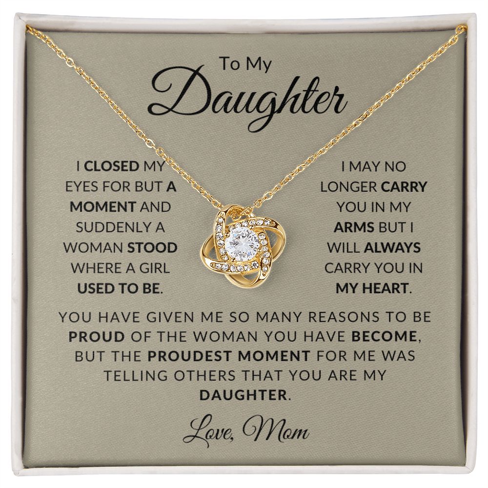 To My Daughter | I Closed My Eyes