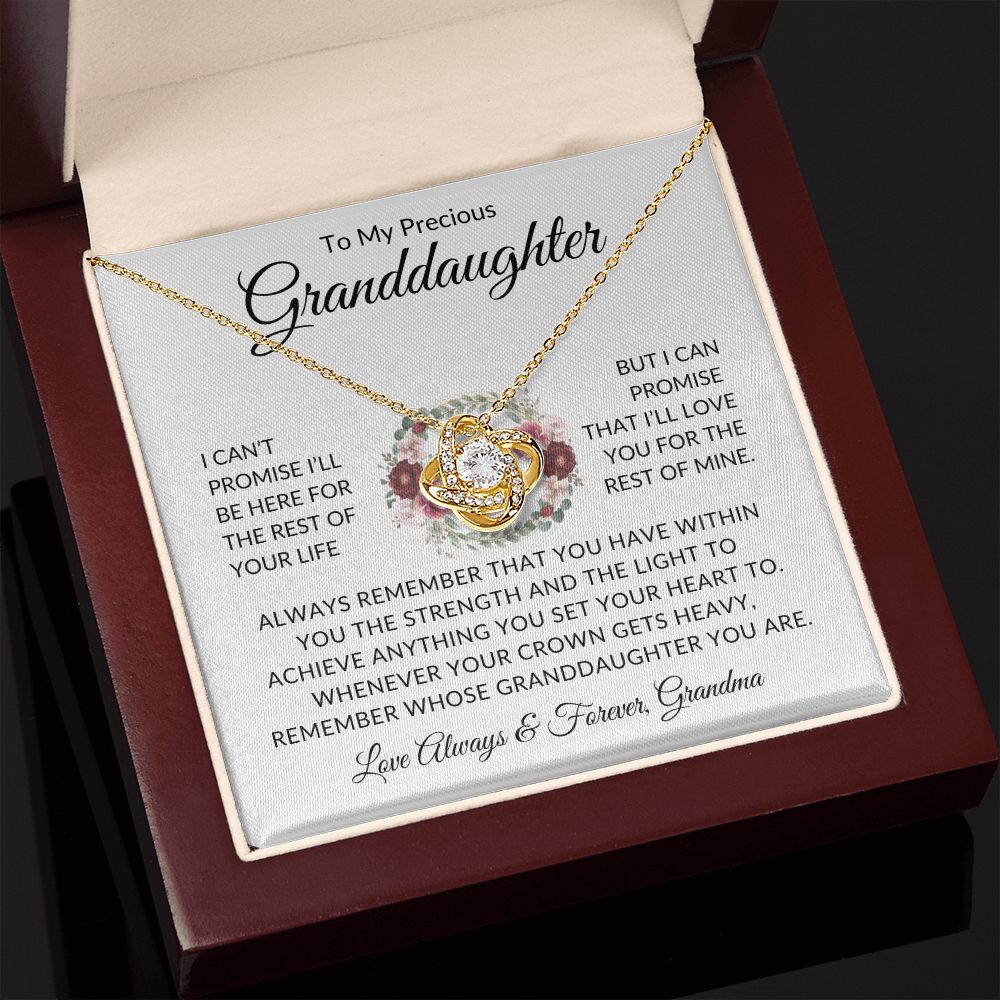 To My Precious Granddaughter | Love Grandma