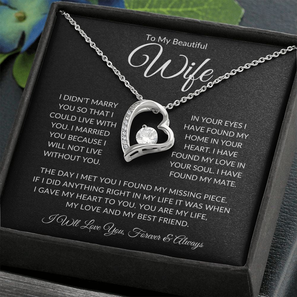 To My Beautiful Wife | I Will Not Live Without You