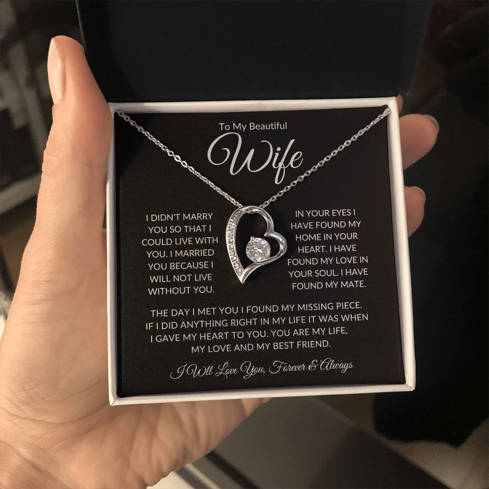 To My Beautiful Wife | I Will Not Live Without You