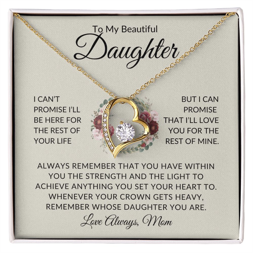 To My Beautiful Daughter | I Promise