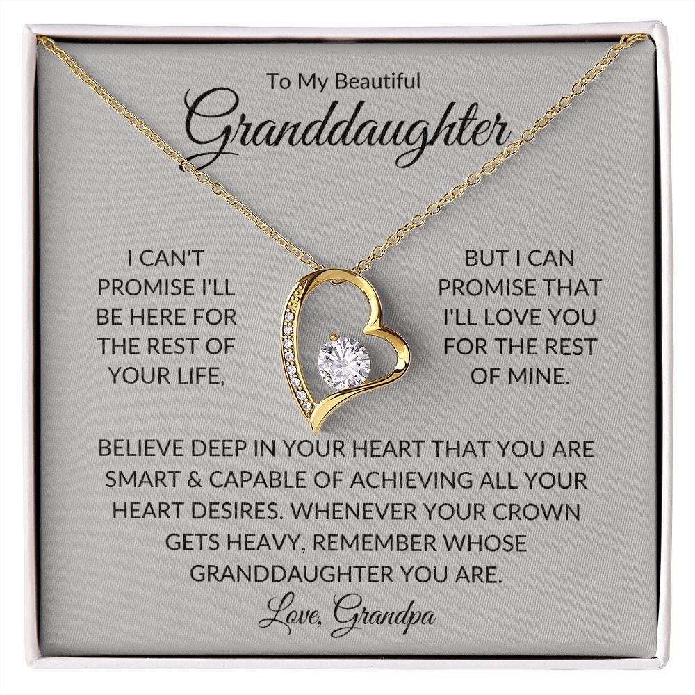 To My Beautiful Granddaughter | Believe In Your Heart