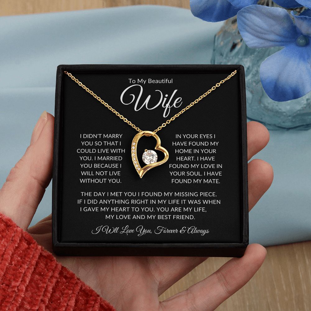 To My Beautiful Wife | I Will Not Live Without You